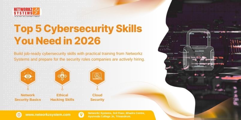 The Top 5 Cybersecurity Skills You Need to Succeed in 2026 – Learn with Networkz Systems